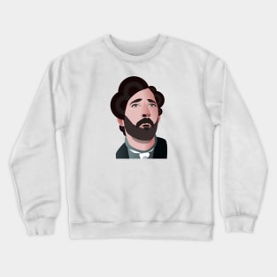 Victorian gentleman in a cravat Crewneck Sweatshirt